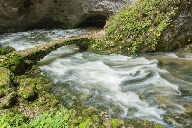 bridge under Lesser natural Bridge, Rakov škocjan
