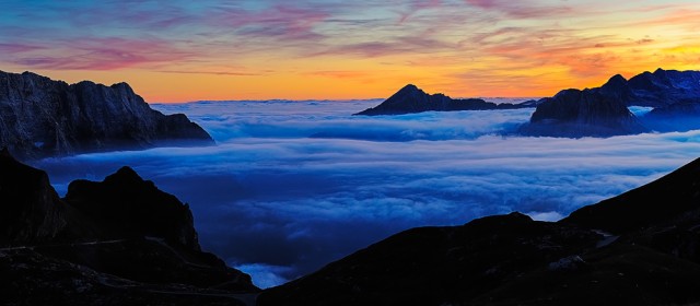 evening on Mangrt Pass
